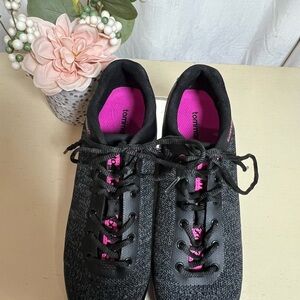 Tommaso Black and Pink Cycling Shoes